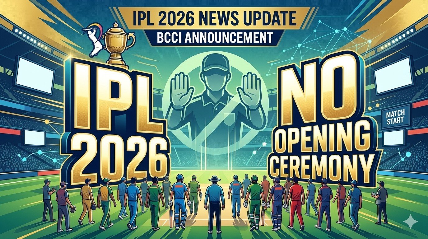 No opening ceremony for IPL 2026